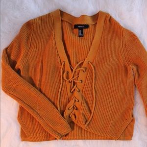 Orange sweater